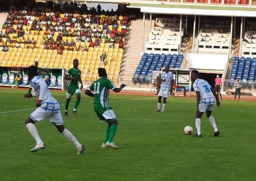 Yaoundé, le 7 juillet 2021. Stade Ahmadou Ahidjo. Apejes - Coton sport (1-0) (2)