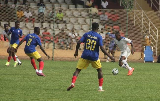 Yaoundé, le 16 mars 2022. Stade de Ngoa-Ekellé. Apejes contre Sao du Tchad (1-3)