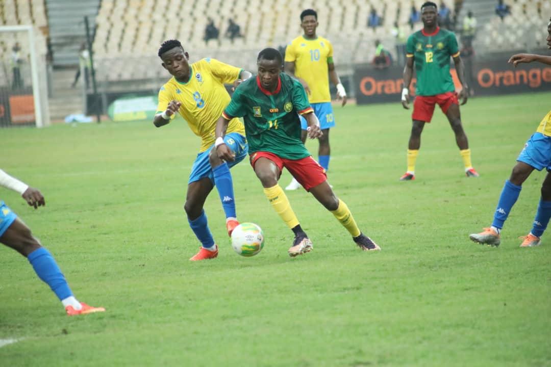 Yaoundé, le 28 mars 2023. Stade Ahmadou Ahidjo. Cameroun - Gabon (1-1 puis 7-6 atb)