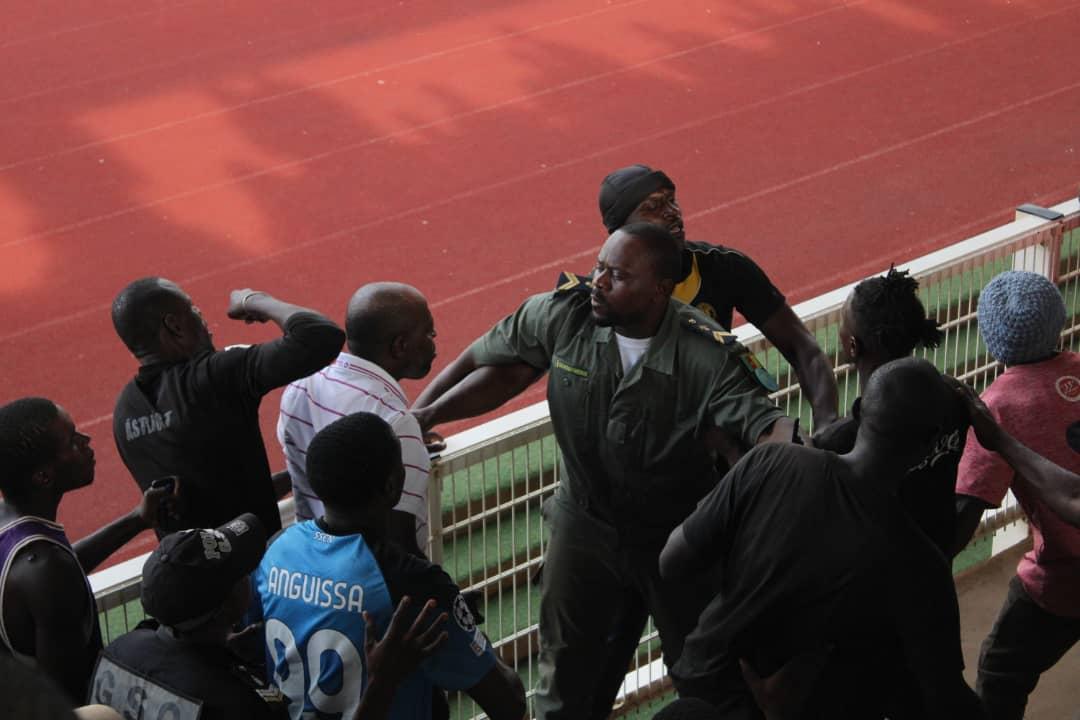 Yaoundé, le 26 Avril 2023 au stade annexe A d'Olembé. As Lausanne - Rangers FC de Bafut.