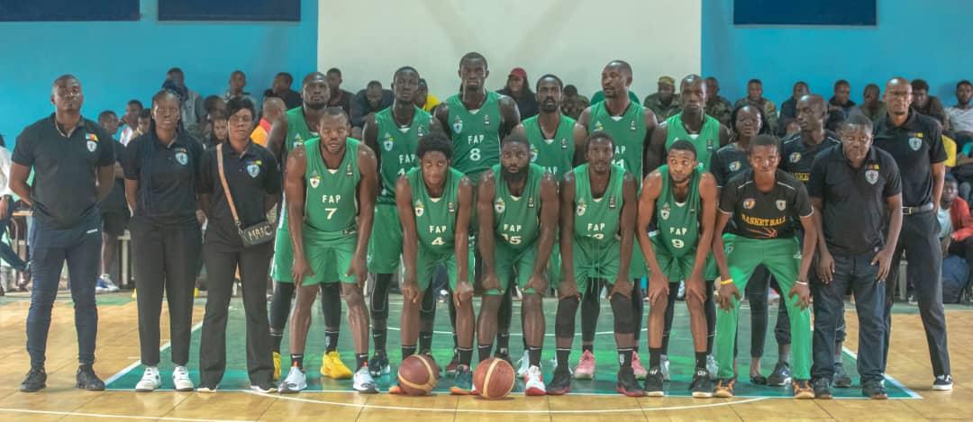 La formation de Fap basketball messieurs, championne du Cameroun 2023