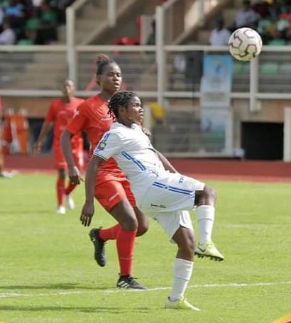 Yaoundé, le 04 juin 2023. Stade annexe A d'Olembe. As Fortuna contre Eclair Ff de Sa’a (1-3)