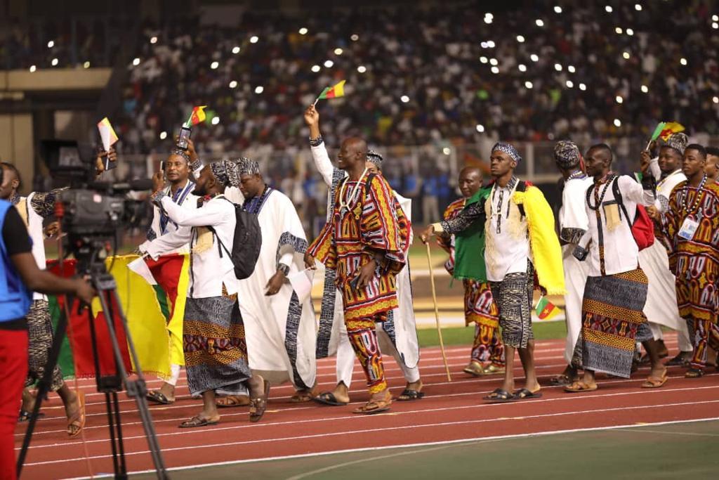 Kinshasa, le défilé de la délégation camerounaise aux Jeux de la Francophonie