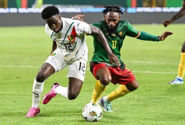 Yamoussoukro, le 15 janvier 2024. Stade Charles-Konan Banny. Cameroun - Guinée (1-1) (1)