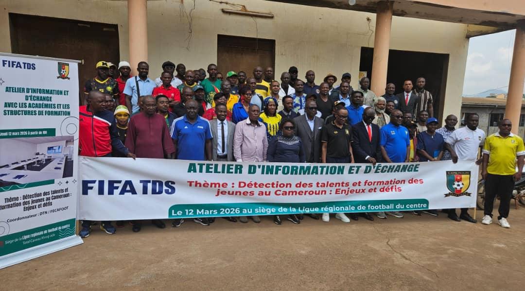 Yaoundé, le 12 mars 2026. Les participants à l'atemier d'information et déchange